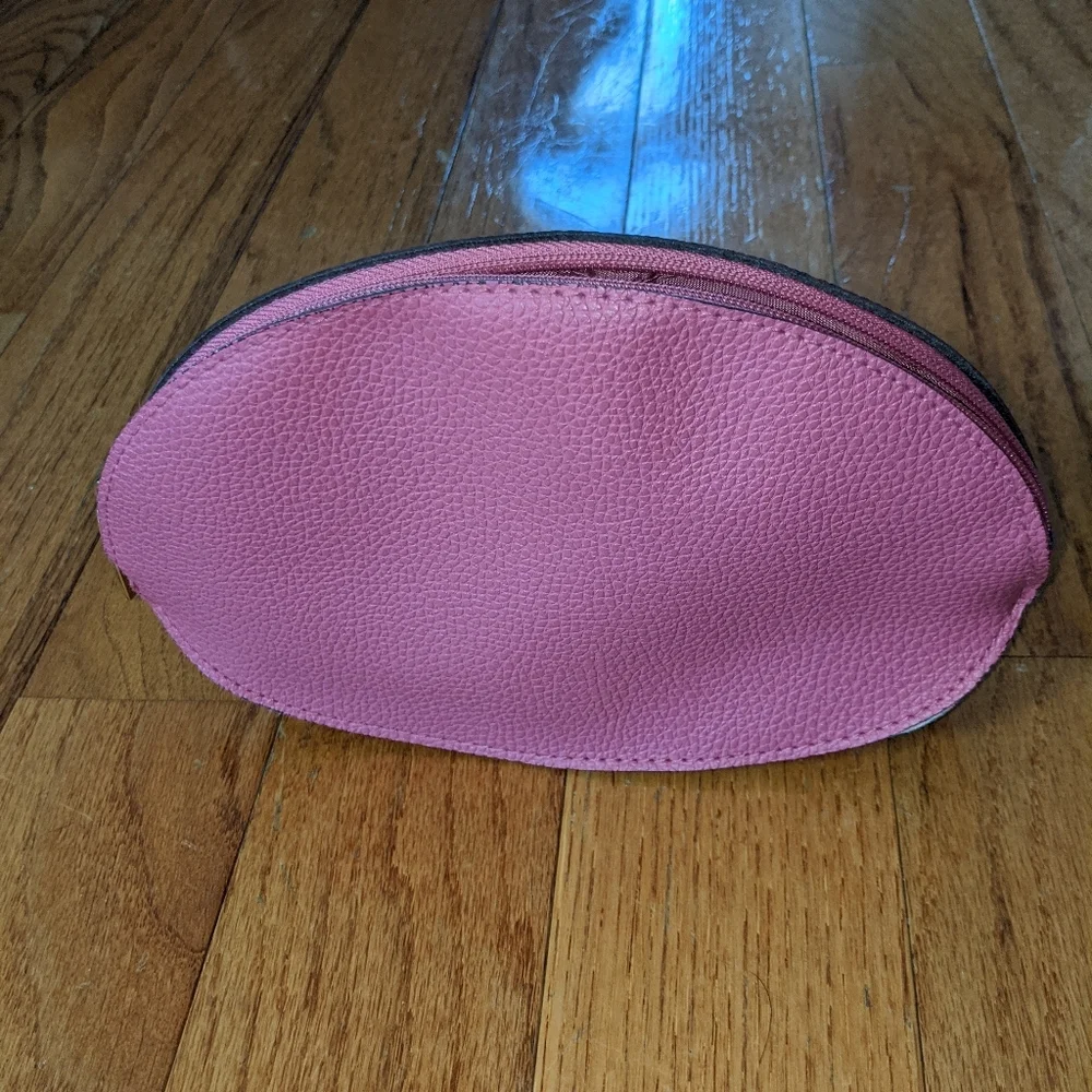 Estee Lauder pink cosmetic bag